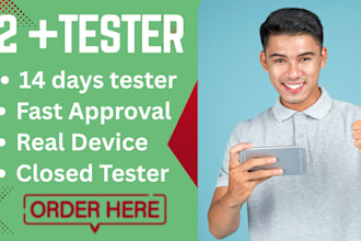 develop and publish android IOS mobile app with 12 testers