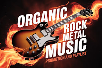 pitch your organic heavy rock metal music promotion to 900 top playlist curators