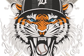 convert your logo to embroidery digitizing files dst, emb in 1 hours