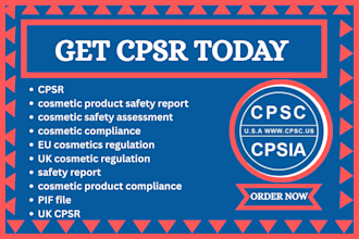 prepare cosmetic product safety report cpsr for cosmetic pro
