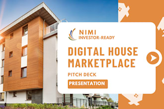design investor ready india digital housing marketplace pitch deck presentation