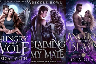 design erotic romance, fantasy, and nonfiction book cover for ebook or KDP