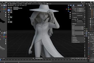 fix 3d scans, clean meshes and optimize 3d models for printing and animation