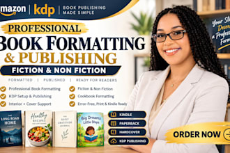 format, publish fiction and non fiction book on amazon book kdp book publishing