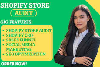 do conversion rate optimization store audit shopify sales social media marketing