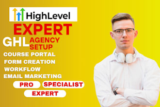 setup gohighlevel email marketing gohighlevel course portal membership, ghl form