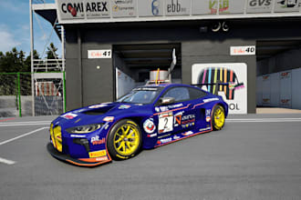 custom asseto corsa 3d car model simracing racecar livery skin assetto corsa kn5