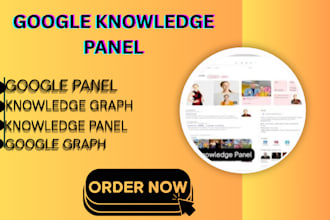 create verified google knowledge panel for you in the author category