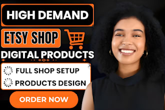 design etsy digital product for etsy shop digital products for etsy shop