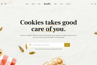 create for you a restaurant website, cafe website, food cafe website, wordpress
