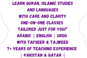 teach you quran in english urdu or arabic with tajweed tafseer or translation