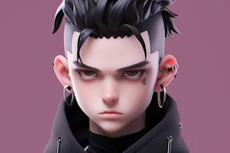 make custom chibi art for games, gifts, panels, referance page and more