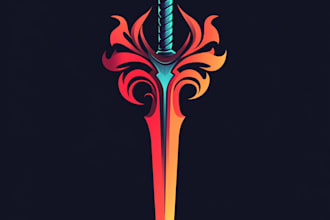 design medieval, fantasy, rpg, rustic, scifi and game logo