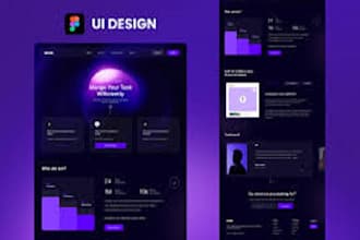 do figma design, figma website design, website ui ux, app ui ux, website mockup