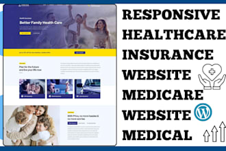 build health insurance website medicare website healthcare medical website