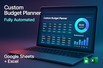 design budget planner formulas spreadsheet custome full automation google excel