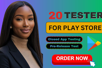 provide 12 testers or 20 testers for goggle play console closed testing