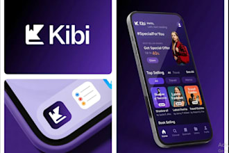 design modern startup tech app saas crypto app icon minimalist ai website logo