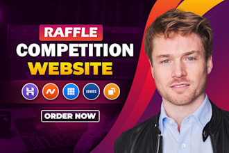 design raffle website sweepstakes competition website raffle ticket website