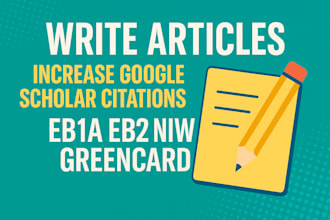 build strong google scholar profile eb1a eb2 niw in pursuit of u s green card