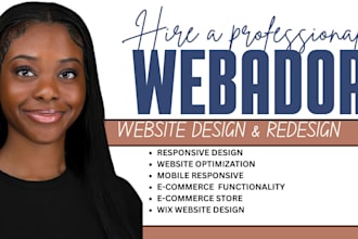 redesign or migrate webador website wix website design canva website redesign