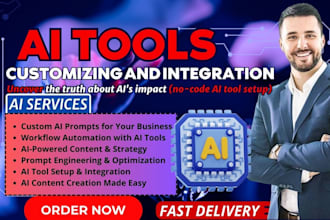 set up ai tools, create custom prompts, and optimize workflows