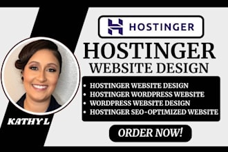 build hostinger squarespace godaddy wordpress business website