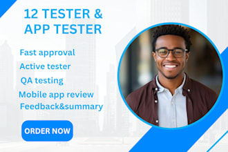 do app testing and website testing, QA, iphone, ipad, and android user testing
