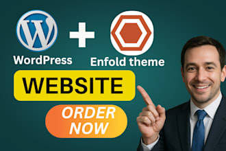 create, design or set up your wordpress website using the enfold theme