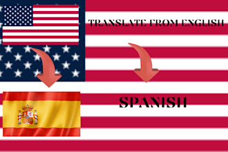 translate your books from english to spanish, all genres