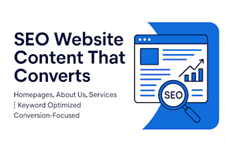 be your specialize in SEO website content writing and website copywriting