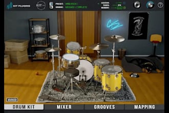 make custom keyboard and drummer vst plugins for you to resell on your website
