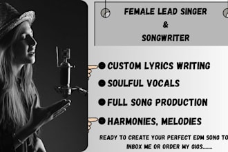 write perfect deep, trance house lyrics with captivating hooks