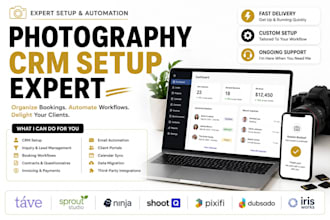 setup photography crm tave sprout studio ninja shootq pixifi dubsado iris works