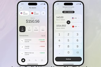 develop modern fintech app payment app money transfer app bank app neobank app