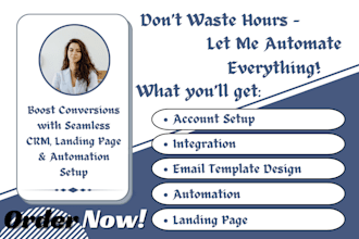 setup activecampaign, unbounce, brevo, keap, landing page and automation expert