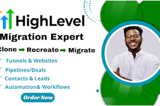 migrate, setup activecampaign keap brevo, zoho, convertkit to gohiglevel ghl