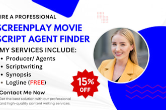 find active agents for your movie script, screenplay, film script, free synopsis