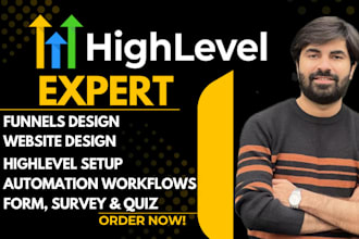 be your gohighlevel expert for funnels, CRM, and websites