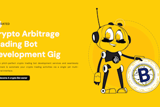develop crypto arbitrage htf trading bot with perfect trading algortihm