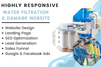 design water filtration water damage water restoration water treatment website