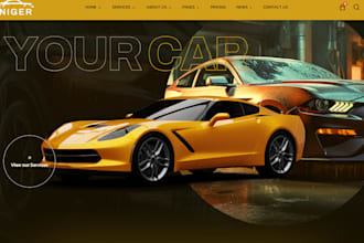 car detailing website, car wash website, auto detailing website, car dealership