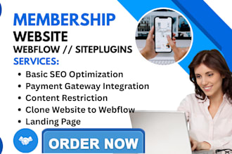 create a wordpress membership website subscription website  site design plugin