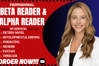 beta read critique fantasy poetry self help manuscript short story or novel