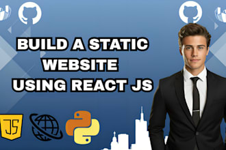 build static website or landing page with free github and vercel hosting