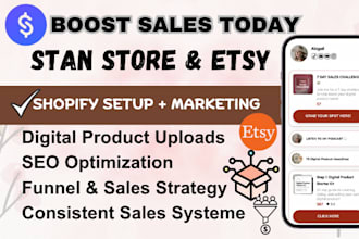 setup your stan store etsy shop beacons ai to sell more digital products