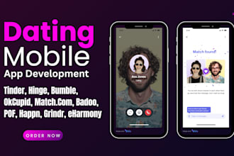 build dating app like tinder hinge bumble okcupid math com on android and ios