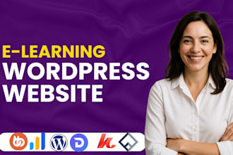 build wordpress education website with tutor lms, buddyboss, learndash, kajabi