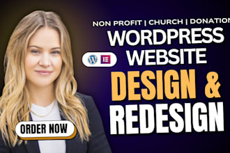 build modern charity, community, christian, church ministry, non profit website