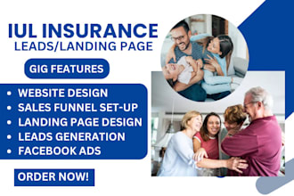 iul insurance leads iul insurance landing page iul insurance website